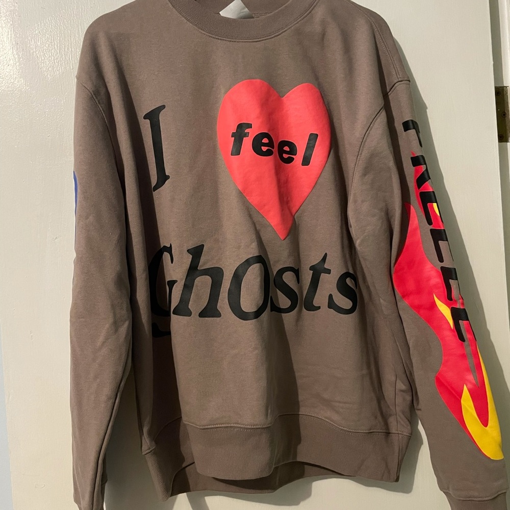 Oversize Graphic crewneck Kanye West and Kid Cudi: Ghosts at Camp Flog Gnaw